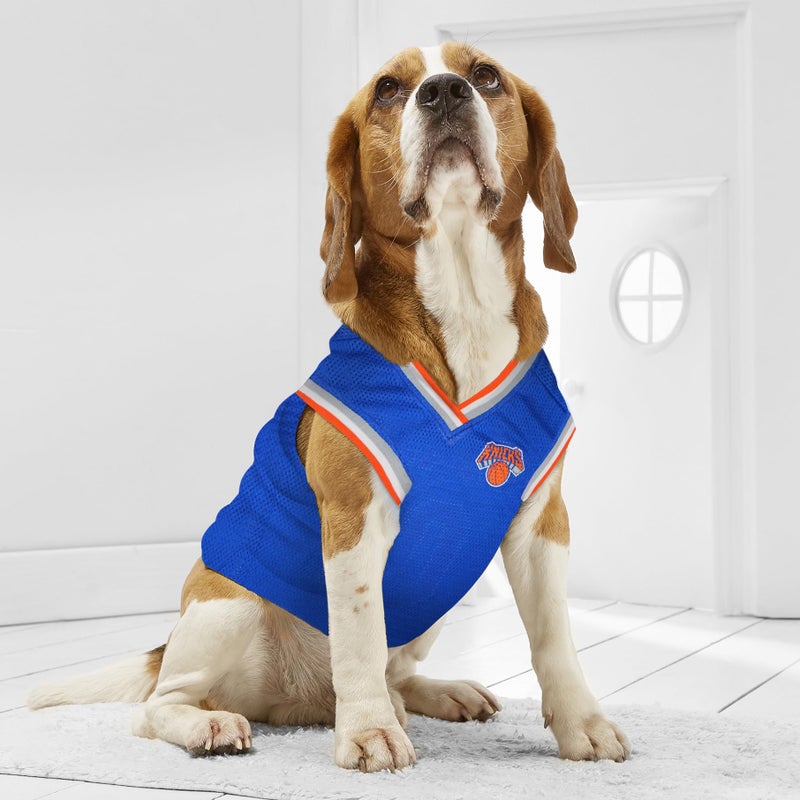 Pets First NBA NEW YORK KNICKS DOG Jersey, X-Small - Tank Top Basketball Pet Jersey - Image 4